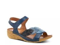 Leaf Sandal Blue view