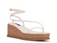 Alexx Wedge Sandal Off White view