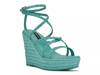 Hunda Wedge Sandal Teal view