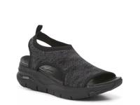 ArchFit Lucky Catch Sandal Black view
