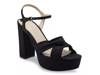 Deren Platform Sandal Black view