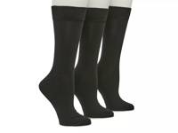 Super Soft Men's Crew Socks - 3 Pack Black view