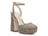 Deirae Platform Pump Beige Fabric view
