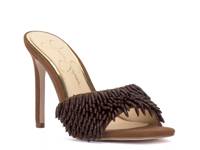 Olya Sandal Dark Brown Faux Suede view