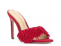Olya Sandal Red Faux Suede view
