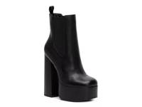 Shamira Platform Bootie Black Leather view