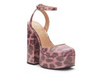 Skilla Platform Pump Light Pink Leopard Print view