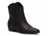Hadrya Western Bootie Black Leather view