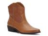 Hadrya Western Bootie Cognac Leather view