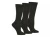 Wide Rib Men's Crew Socks - 3 Pack Black view