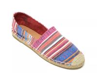 Pam Espadrille Slip-On Pink Multicolor Stripe Print view