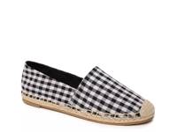 Pam Espadrille Slip-On Black/White Check Print view