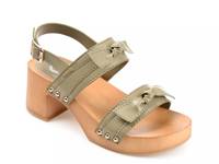 Tia Sandal Sage Green view