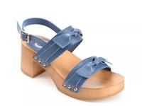 Tia Sandal Dusty Blue view