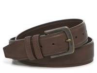 Double Loop Men's Belt Dark Brown view