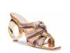 Brazil Sandal Gold Metallic Multicolor view
