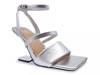 Priva Sandal Silver Metallic Snake Print view
