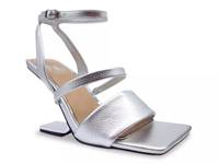 Priva Sandal Silver Metallic Snake Print view