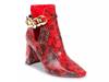 Rye Bootie Red Snake Print view