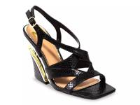 Vienna Sandal Black Snake Print view