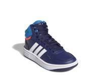 Hoops 3.0 Basketball Shoe - Kids' Navy view