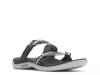 District Mendi Sandal Black/White view
