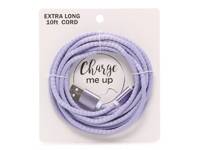 10-Foot iPhone Charging Cable Lavender view