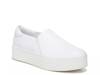 Warren Platform Slip-On Sneaker - Women's White Leather view