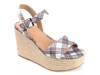 Pearrl Espadrille Wedge Sandal Green view