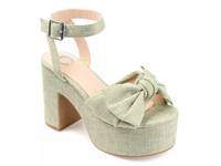 Zenni Platform Sandal Sage Green view