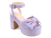 Zenni Platform Sandal Purple view