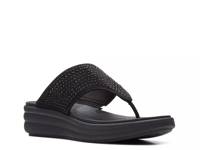 Cloudsteppers Drift Jaunt Sandal Black/White view