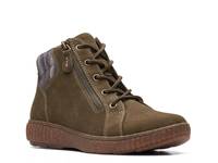 Caroline Park Boot Olive Green Suede view