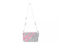 Meme Crossbody Bag Silver Metallic/Pink view