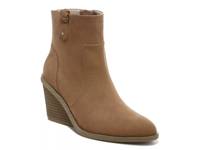 Mirage Wedge Bootie Dark Brown view