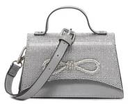 Bowtifully Mini Satchel Silver Metallic view