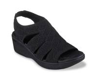 Pier-Lite Memory Maker Wedge Sandal Black view