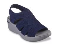 Pier-Lite Memory Maker Wedge Sandal Navy view