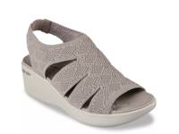 Pier-Lite Memory Maker Wedge Sandal Taupe view