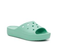 Classic Platform Slide Sandal - Women's Jade Stone Green view