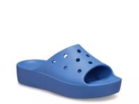 Classic Platform Slide Sandal - Women's Blue view