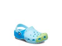 Classic Clog - Kids' Blue/Green Tie Dye view