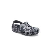 Classic Clog - Kids' Black/Grey Camo Print view