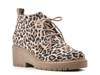 Danny Bootie Beige Leopard Print Suede view