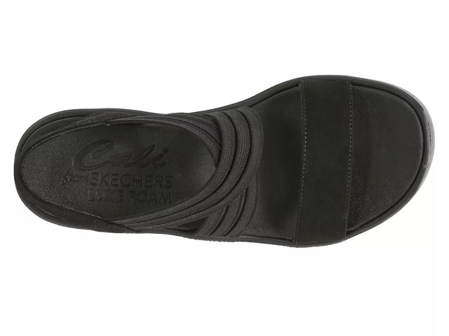 Skechers Rumble On Wedge Sandal - Free Shipping | DSW
