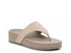 Vinyasa Wedge Flip Flop Taupe view