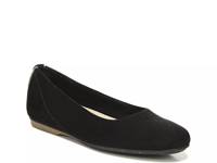 Wexley Ballet Flat Black Fabric view