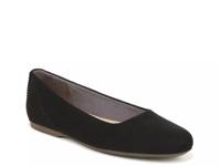 Wexley Ballet Flat Black Perforated view