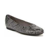 Wexley Ballet Flat Grey Snake Print Synthetic view