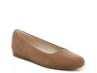 Wexley Ballet Flat Brown Fabric view